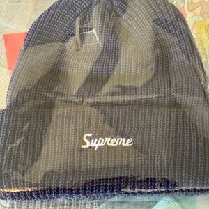 Supreme gauge beanie navy